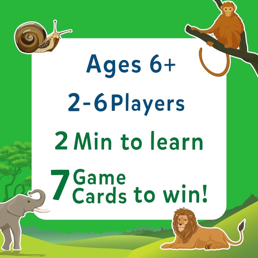 Skillmatics Guess in 10 Animal Planet, Card Game, Perfect for Boys, Girls, Kids, Teens, Adults Who Love Animals, Trivia Games, Travel Games, Screen-Free Fun, Gifts for Ages 6, 7, 8, 9, 10, and Up