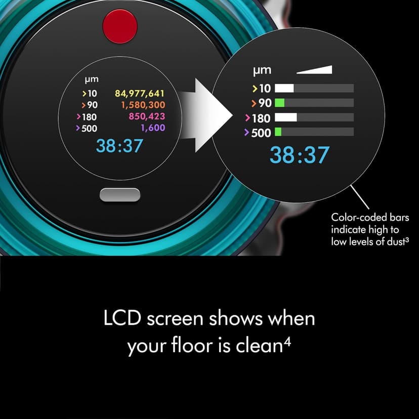 Dyson Gen5outsize Cordless Vacuum, 250AW, 3 Power Modes, Up to 140 Minutes,² XL bin, Illumination Reveals dust, HEPA Filtration, All Floor Types