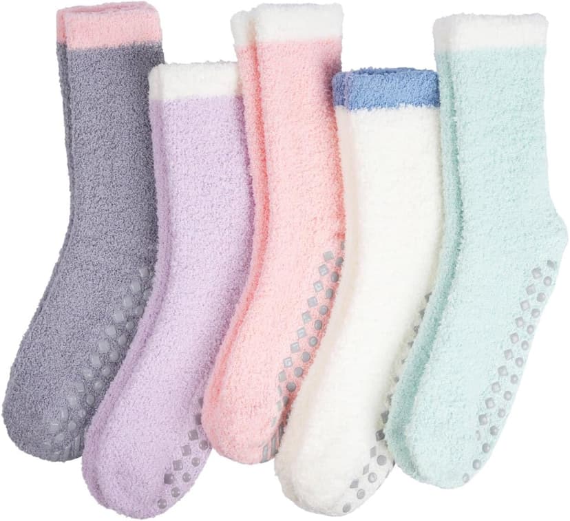 Soft Thick Plush Warm Socks, Christmas Winter Gifts for Ladies,Comfortable Indoor Home Socks, Sleep Slipper Socks Fuzzy Socks for Women Fluffy Cozy Slipper Socks Fall Halloween Socks Gifts B0DKF8CRWW