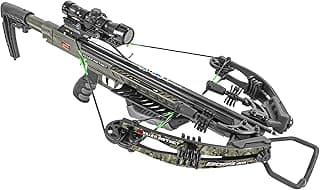 Killer Instinct Boss 405 Crossbow Pro Package with 4x32 IR-W Scope, Rope Cocker, String Suppressors, 3-Bolt Quiver, 3 Hypr Lite Bolts and Field Tips, Stick of Rail Lube