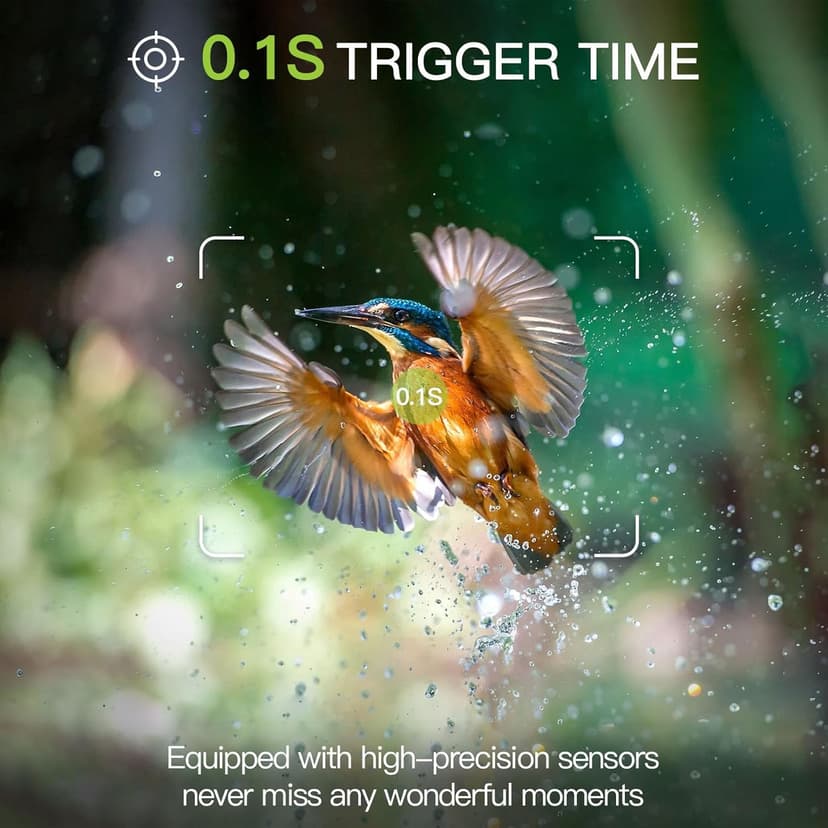 Trail Camera 2 Pack 36 MP 2.7K Game Camera 32GB Memory Card 4 Batteries Time 2.0" LCD Screen, Trail Cameras with 120°Wide Night Vision IP66 Waterproof for Monitoring Wildlife Trail Cam