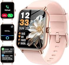 Smart Watches for Women (Make/Answer Calls), Alexa Built-in Smart Watch for Android/iPhones with Receive Messages/Emails/Reminders, 1.85" HD Fitness Tracker Watch with Heart Rate/Sleep/SpO2 Monitor