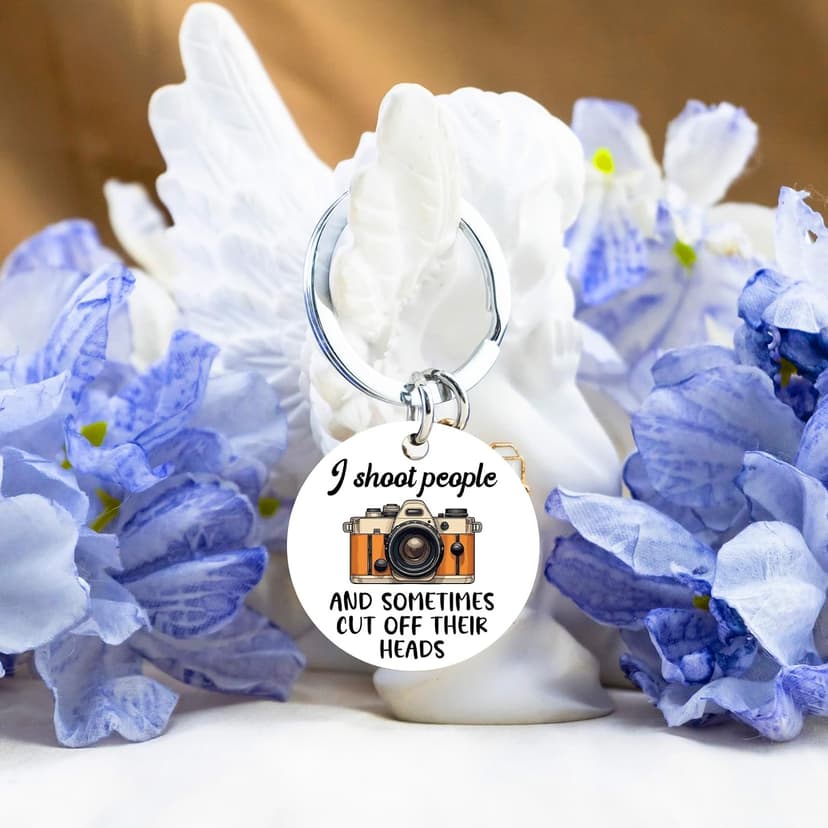 Camera Themed Gifts Camera Lover Gift for Women Men Friend Birthday Anniversary Valentine's Day Camera Keyring Photography Gifts for Photographers Funny Photographer Gifts Keychains B0FP4XK187