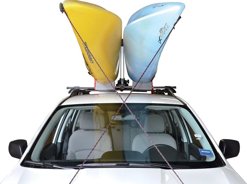 Malone Stax Pro2 Universal Car Rack Folding Kayak Carrier (2 Boat Carrier)