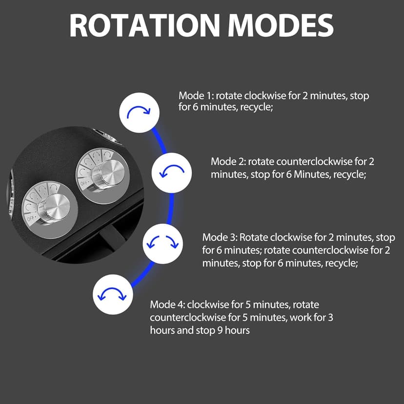 BEWISHOME BEWISHOME Watch Winders for Automatic Watches, Automatic Watch Winder Box Watch Spinner with LED Light, 4 Watch Winder with Quiet Running Motor and 6 Storage Case for Man/Woman's Watches, Brown SYQ01Y