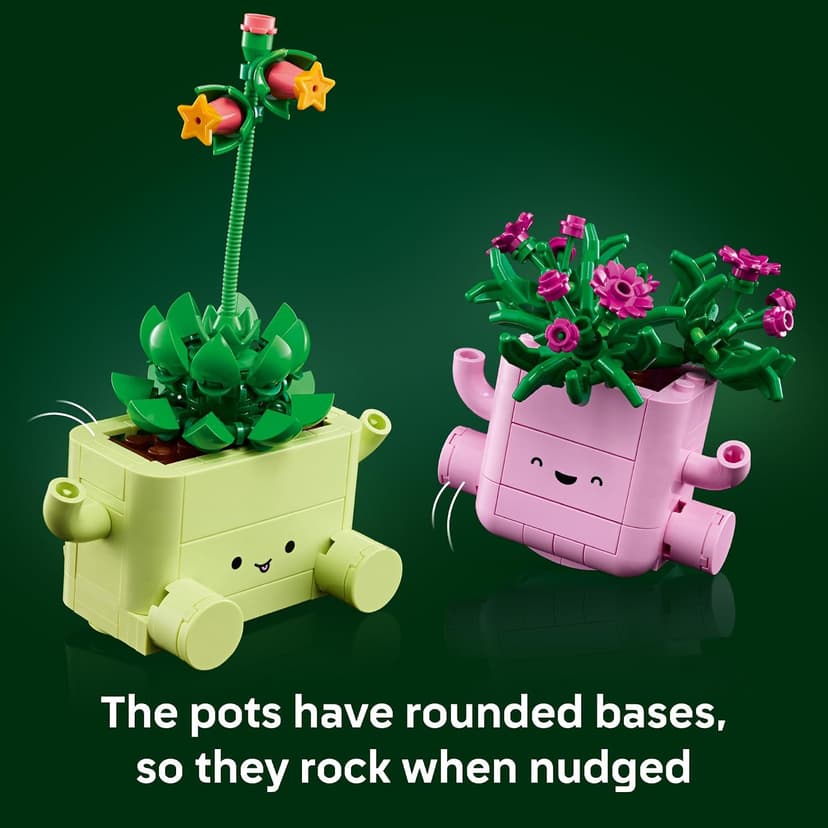 Building Toys for Girls & Boys, Ages 9+, Decor for Dorm Room or Kids Bedroom, 253 Pieces, Gift Idea LEGO Botanicals Rocking Plants 11506 B0G2SZQS1C