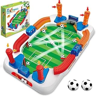 Football Games Board Indoor Sports Game Room Pinball Interactive Birthday Gift Toys 3 4 5 6 7 8-12 Year Family Gatherings Mini Foosball Table Game for Kids Soccer Game Set Gifts Boys Toy B0DZ6QMSCC