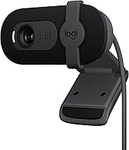 Logitech Brio 101 Full HD 1080p Webcam for Meetings, Streaming, Desktop, Laptop, PC - Built-in Mic, Shutter, Works with Zoom, Microsoft Teams, Nintendo Switch 2’s New GameChat Mode, USB-A,-Black