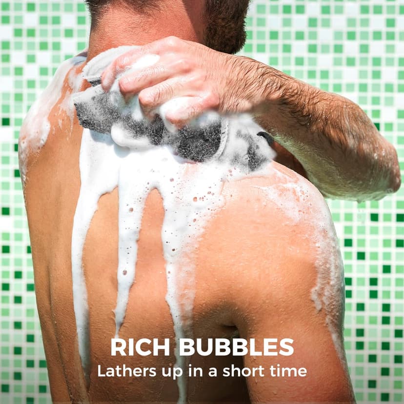 ZOMCHI 2 Count Wash Cloths, Exfoliating Washcloth with Dual Texture for Face and Body, Exfoliating Wash Cloth for Showering (Deep and Gentle)