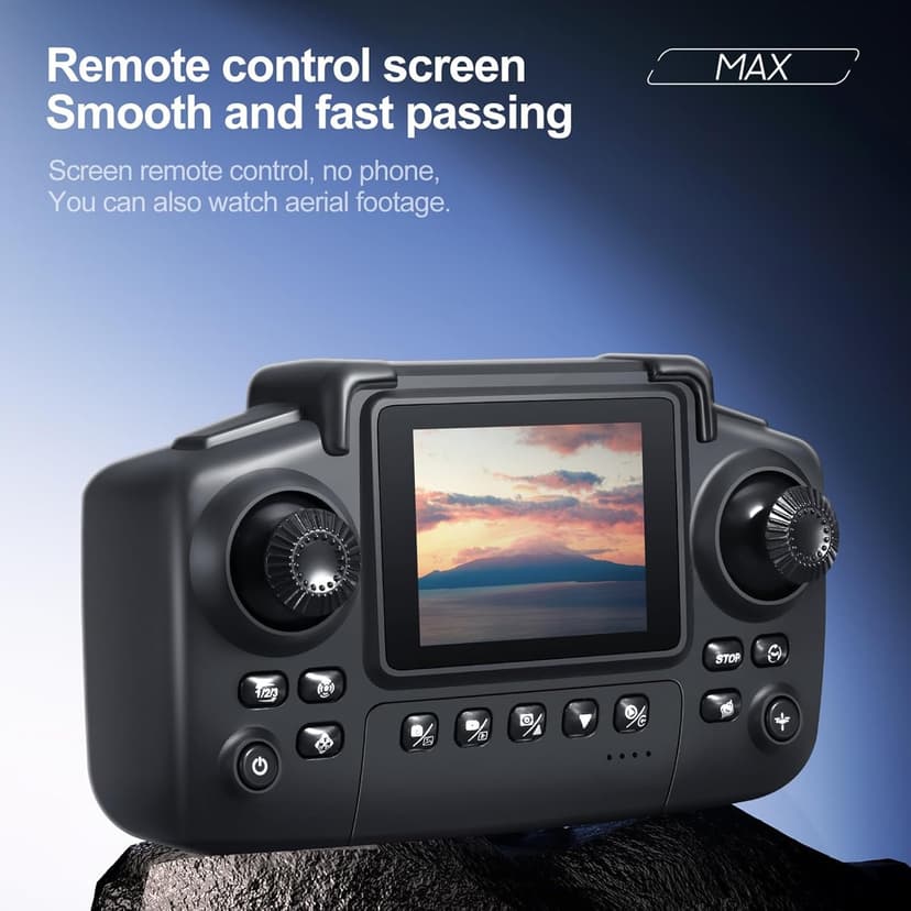 Mini Drone with Camera Remote Control Drones With Screen Display 2.4G Headless Mode, 3 Speed Gears, Altitude Hold RC Quadcopter for Adults Fpv Drone Birthday Gifts for Men Women