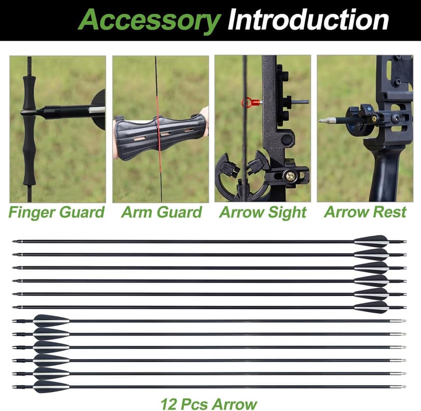 Archery Bows and Arrows Set for Adults, Recurve Bow Set for Adult Beginner & Youth, Takedown Hunting Bow and Arrow Set Outdoor, 30 40 Lbs Right Hand, Aluminum Alloy Bow Riser