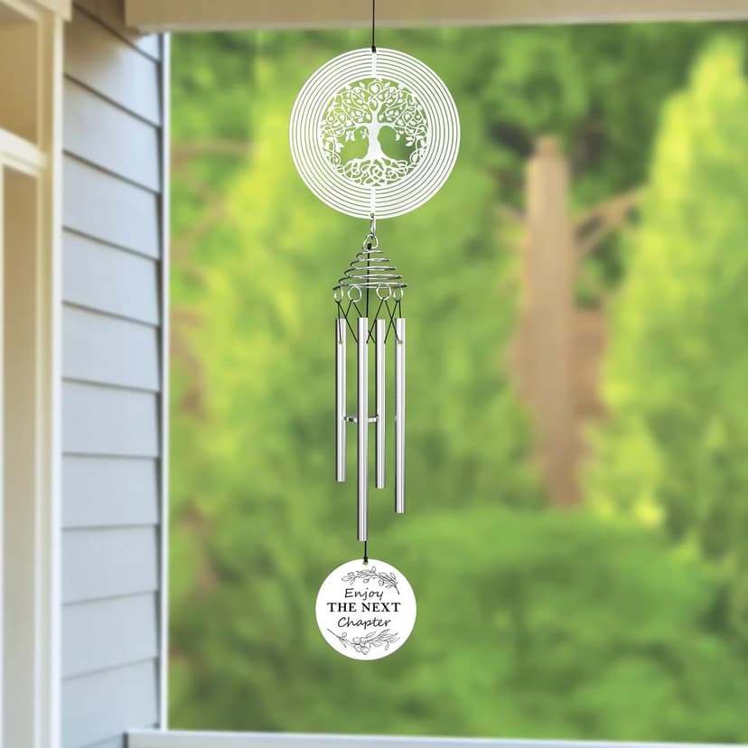2026 Retirement Gifts for Women Coworker Teacher Nurse Boss Grandma Mom Friend, Retiree Gift Idea Leaving Going Away Gifts Retirement Gift for Women Men, Happy Retirement Wind Chimes Retired Gifts B0CHM6RJL5