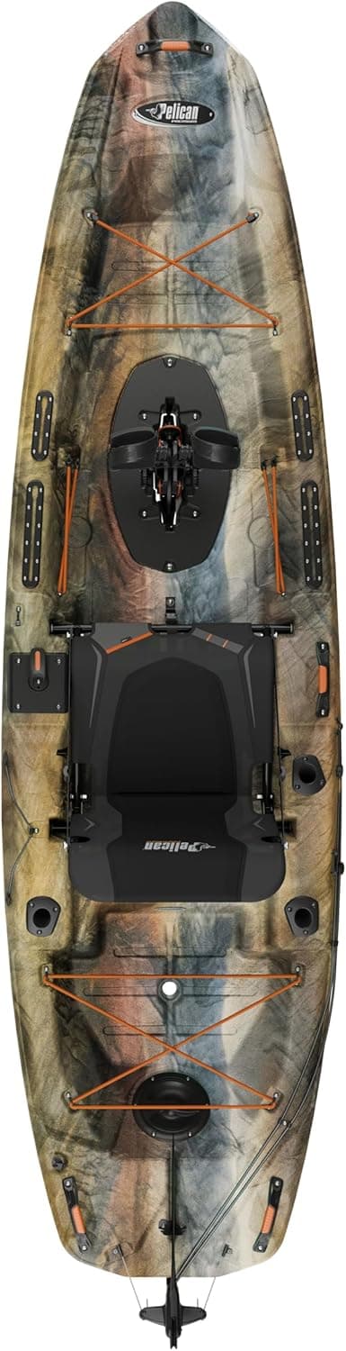 Pelican Catch HDII Premium Angler - Sit-On-Top Fishing Kayak - HyDryve Pedal System & Comfortable Ergocast seat