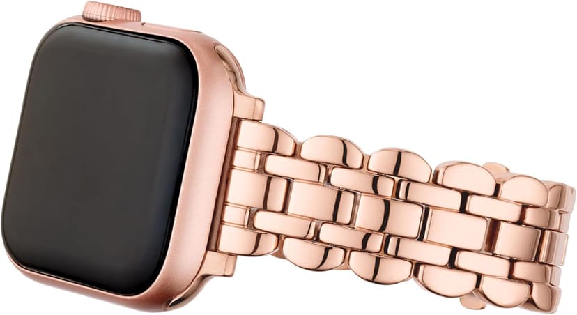Kate Spade New York Designer Interchangeable Stainless Steel Band Compatible with Your 38/40/41mm Apple Watch Series 9/8/7/6/5/4/3/2/1/SE