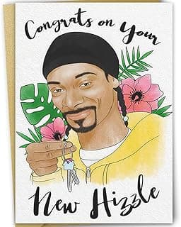 Funny Congratulations Card for New Homeowners,Blank Inside for Personal Message,Great Housewarming Gift With Envelope New Home Card,Congrats Housewarming Gift for Couples,Friends B0CJBW2QSY