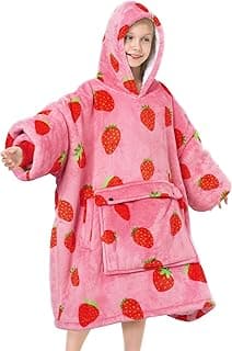 Narecte Kids Hoodie Blanket Birthday Gifts for Girls Year Old Girl Toddler Wearable Blanket Hoodie Kids Oversized Ideas Teen