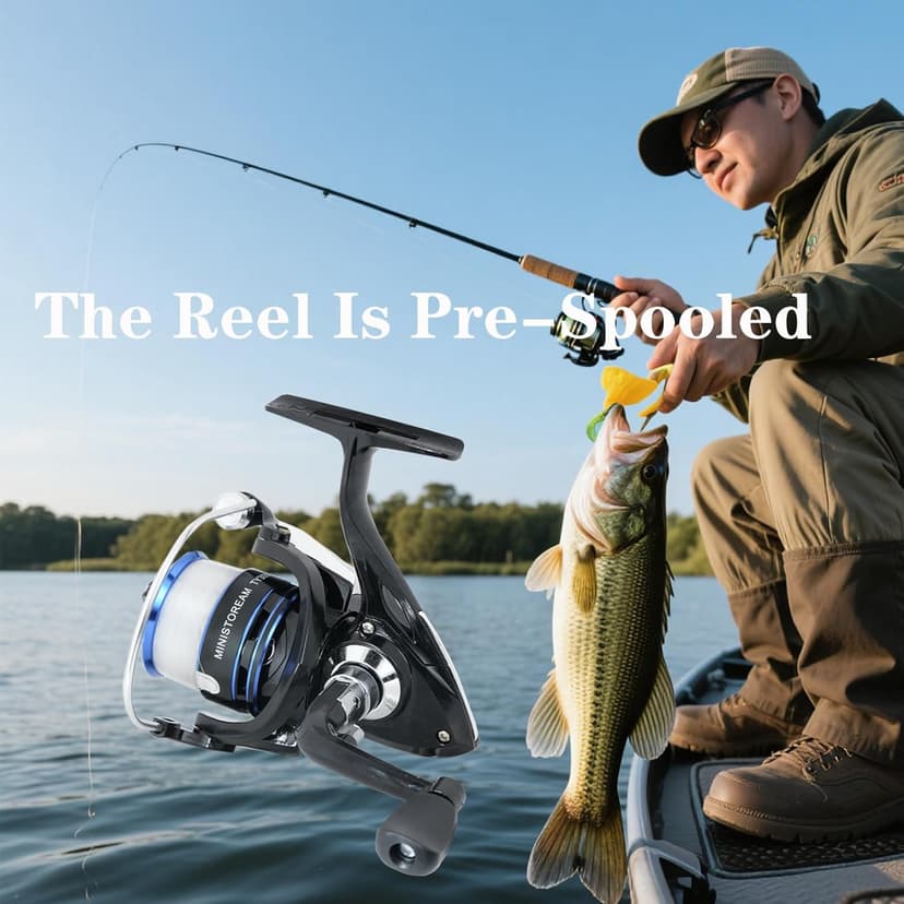 Fishing Pole Combo,2PCS 6.89ft Carbon Fiber Fishing Rods,Spinning Reels 170Pcs Worm Lure Kit Texas-Rigs-for-Bass Carrier Bag for Travel Freshwater