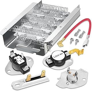 【Upgraded】279838 W10724237 Dryer Heating Element for Whirlpool Wed4815ew1 Maytag Centennial Medc215ew1 Kenmore 70 80 Series Model 110 Amana Ned4655ew1 Roper Admiral,Replaces 2406026 3403585 3398064
