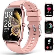 ChronArk Fitness Tracker for Women Men, Activity Smart Watch Compatible with Android iPhone, Step Counter with 110+ Sports, Sleep Monitor, Calorie Counter, IP68 Waterproof (Pink, 1.57)