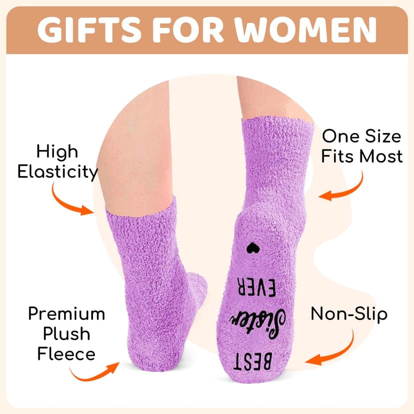 HAPPYPOP Mothers Day Socks - Sisters Aunt Gifts, Gifts for Sister Daughter Mother in Law