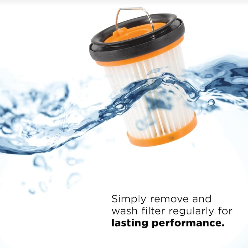 Shark WANDVAC Cordless Hand Vac, Lightweight, Versatile and Portable at 1.4 lbs., Powerful Suction for Pet Hair, Charging Dock, One-Touch Empty for Car & Home, Duster Crevice Tool, Black, WV201BK