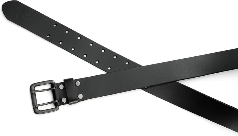 CHAOREN Work Belts for Men Heavy Duty - 1.5" Full Grain Leather Belt Casual - Fully Adjustable, Double Prong