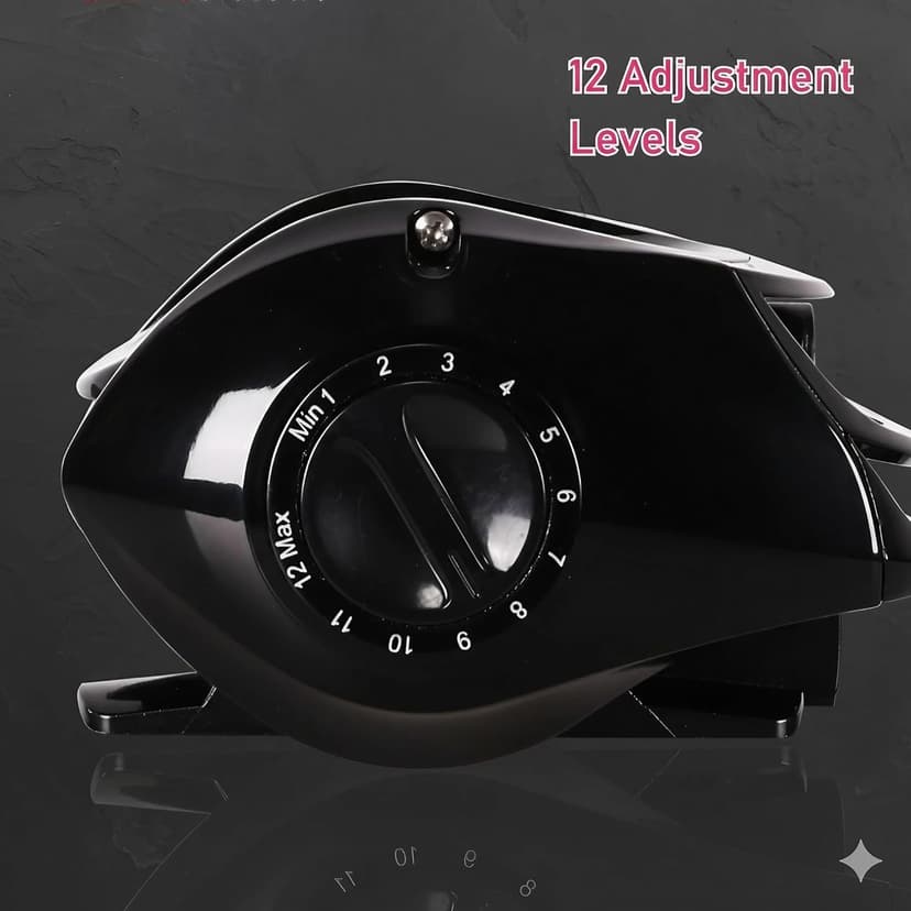 Metal + Nylon Baitcasting Reel - 7.2:1 High-Speed, Metal Spool, Dual Magnetic Brake, 8kg Drag, Long-Casting Anti-Backlash Lure Reel for Bass & Multi-Species Fishing