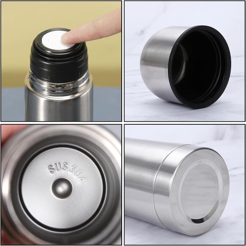 Insulated Thermal Bottle With Cup Stainless Steel Coffee Flask For Hot And Cold Drink,Vacuum Insulated Tumbler Water Bottle,Double Walled Sport Travel Mug (350ml)