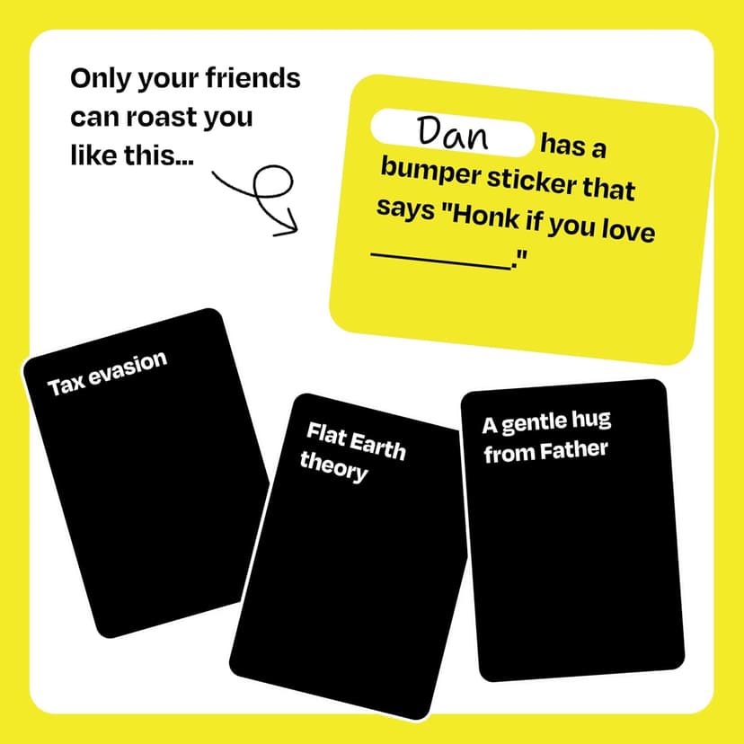 DSS Games I Hate My Friends [Hilarious Roast Party Game for Adults | Funny Friend Card Game for Game Night, Bachelorette Parties, College Parties & Girls Trips | Ages 17+ | 3+ Players]
