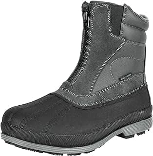 NORTIV 8 Men's Insulated Waterproof Winter Snow Boots Warm Outdoor Boots for Cold Weather