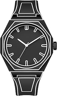 GORBEN Creative Sketch Watch Sports Fashion Quartz Minimalist Black and White Anime Series Watch