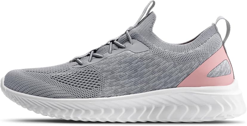 STQ Walking Shoes Women Arch Support Slip on Sneakers with Memory Foam Comfort Lightweight