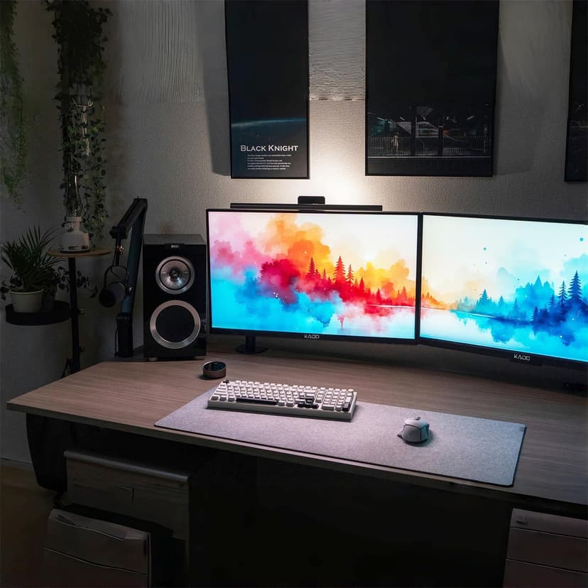 Kado Dual Monitor Setup - 2-Pack 27" 1920x1080 Computer Monitor 75Hz VESA Mount HDMI Office Gaming Hybrid Built-in Speakers (E27X Dual Series)