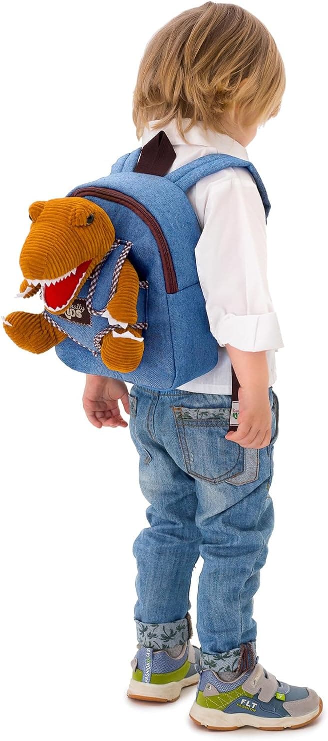 2-in-1 Dinosaur backpack, Dinosaur Toys for Kids 3-5, 2-4 in Gift-Ready Box, 2 Year Old Boy Birthday Gift & Christmas Naturally KIDS Toddler Backpack w. Plush Dinosaur Toy, Kids Gift 2 3 4 5 B07WG9G1H3