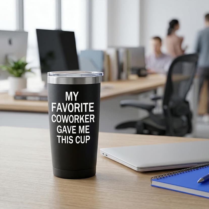 Christmas Birthday Gifts for Coworkers - Stainless Steel Insulated Tumbler 20oz Fufandi Coworker Gifts for Men, Women, Coworker Cup B0GR4168HN