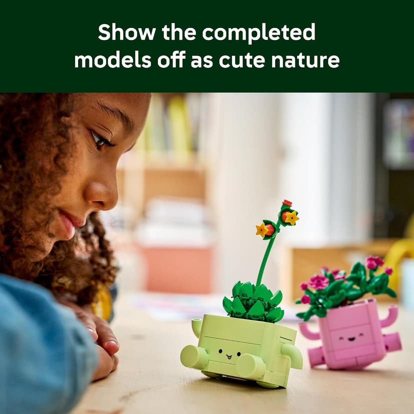 Building Toys for Girls & Boys, Ages 9+, Decor for Dorm Room or Kids Bedroom, 253 Pieces, Gift Idea LEGO Botanicals Rocking Plants 11506 B0G2SZQS1C