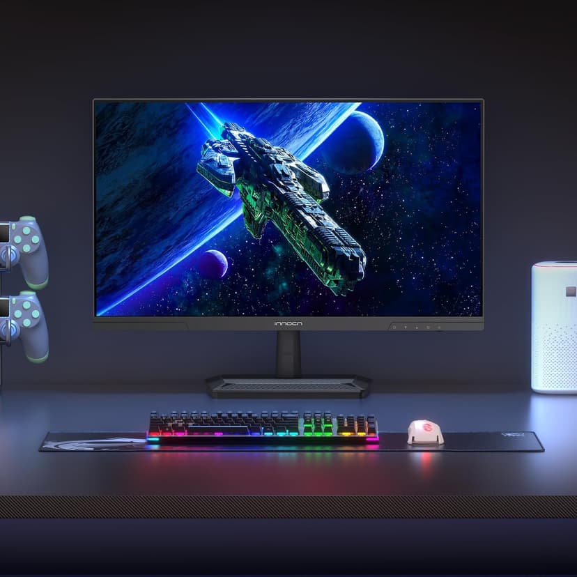 INNOCN 24.5" Monitor 1440P 240Hz QHD 2K PC Desktop Gaming Screen Fast IPS HDMI 2.1 Display, DisplayPort, Built-in Speaker, 25G2S