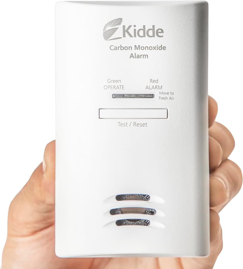 Kidde Carbon Monoxide Detector, Plug-in Carbon Monoxide Detector with AA Battery Backup, 85 dB Alarm, LED Status Light Indicators, 3rd Edition