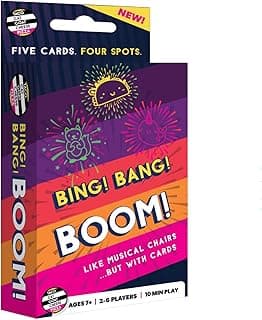 Bing Bang Boom Hilariously Fun Card Game for Family Game Night by Taco Cat Goat Cheese Pizza | Easy to Learn and Play with Fast 10 Minute Rounds | Fun for Kids, Teens, and Adults | 2 - 6 Players
