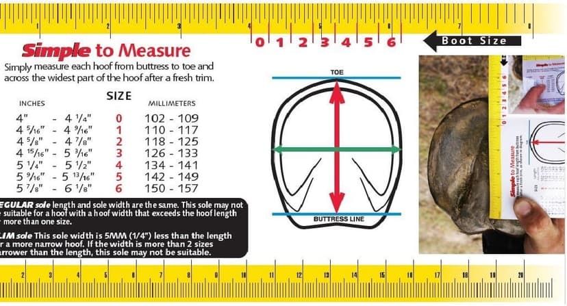 Cavallo Trek Regular Sole Hoof Boot