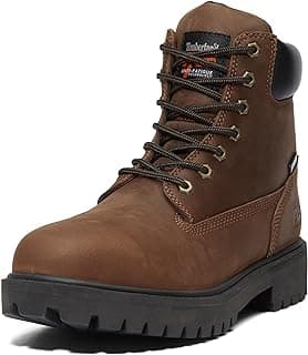 Timberland PRO mens Direct Attach 6 Inch Steel Safety Toe Insulated Waterproof Industrial Work Boot