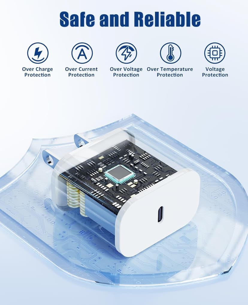 for Apple Watch Charger Fast Charging,3 in 1 Multi Chargers Cable with 20W USB C Charger, iWatch Charger Cord 6FT for iWatch Series Ultra 3/2/SE 3/11/10/9/8/7/6/5/4/iPhone17 15 16 Pro Max/14/13/12/11