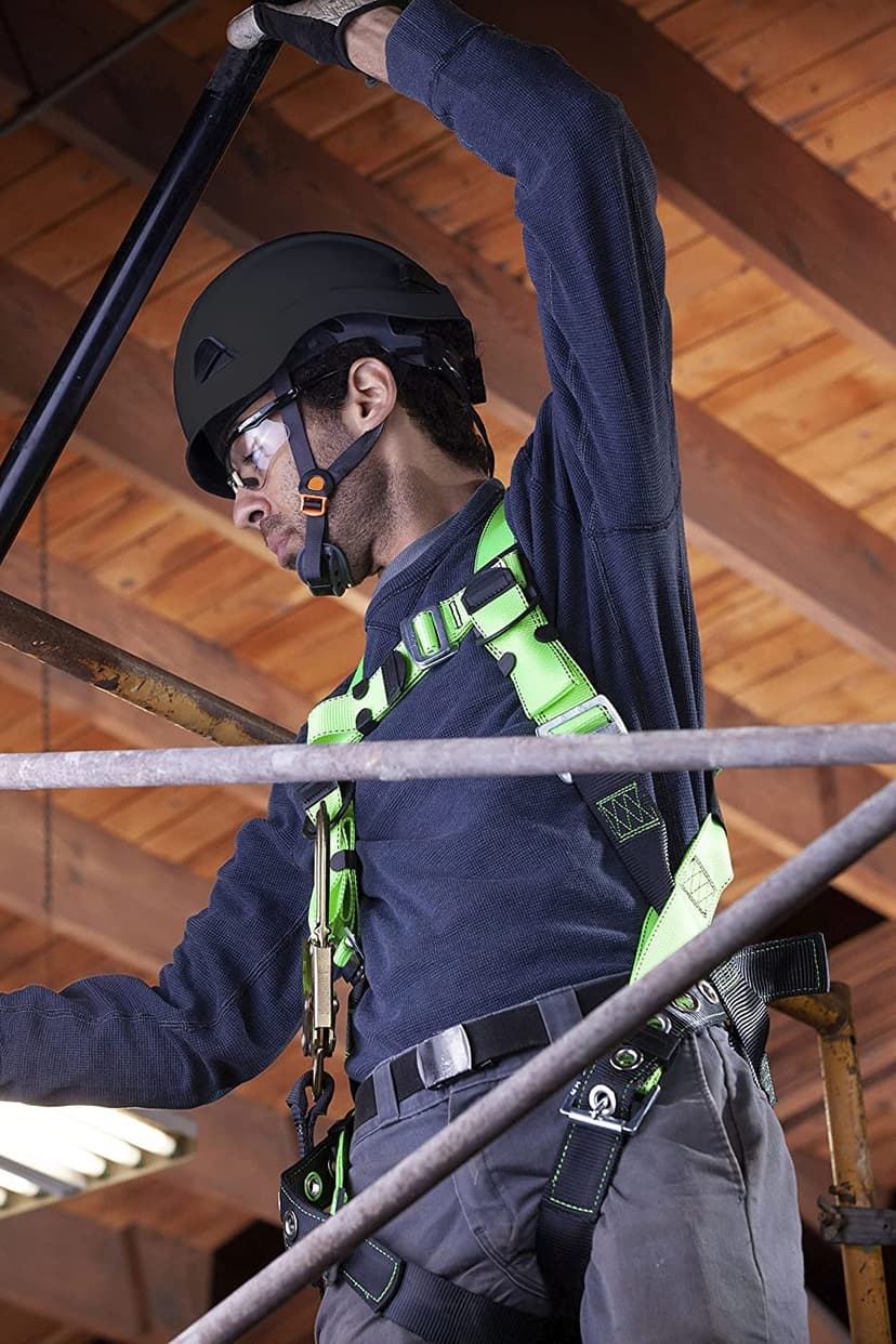 Jackson Safety CH300 Climbing-Style Hard Hat - Non-Vented Construction Helmet with Chin Cup - ANSI Z89.1 & OSHA Compliant - (Multiple Colors)