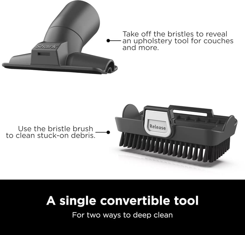 Shark HV343AMZ Rocket Corded Stick Vacuum with Self-Cleaning Brushroll, Lightweight & Maneuverable, Perfect for Pet Hair Pickup, Converts to a Hand Vacuum, Crevice Upholstery Tools, Blue/Silver