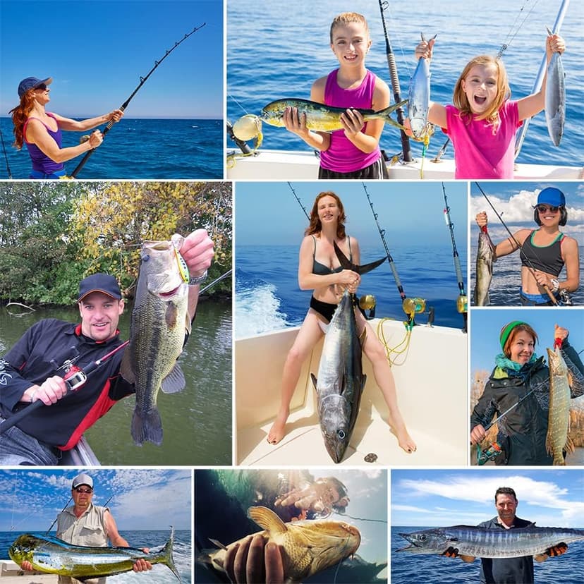 HERCULES Super Tough Braided Fishing Line 4 Strands / 8 Strands, 4lb - 160lb Braid Lines, 150/300/500/1000 Yards for Saltwater