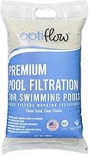 Pool Filter Sand, Premium Filtration with Pure Silica Formula, 50 Lbs - Swimming Pool System Accessories and Supplies for Cleaning and Maintenance