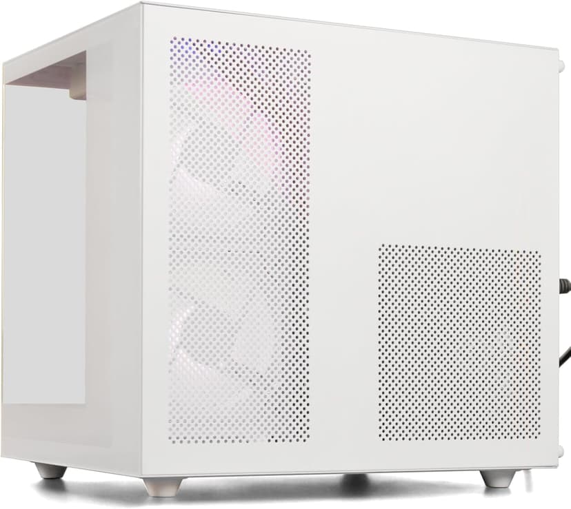 WIWB Gaming PC Desktop, Ryzen 7 8700F, GeForce RTX 5060(8G), 32GB DDR5 RAM, 1TB NVMe 3.0 SSD, Wi-Fi 6 650W PSU High-end Tower Computer (White)