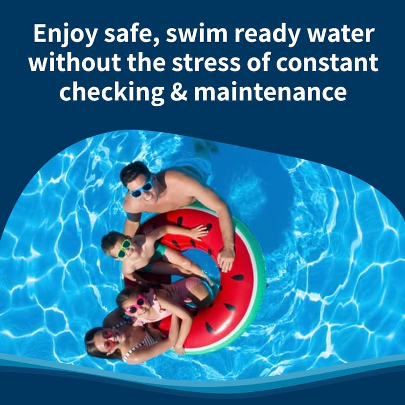 Crystal Smart Water Monitor for Chlorine & Bromine Pools, Hot Tubs & Swim Spas - 24/7 Continuous Digital Water Testing with App Notifications & Customized Chemical Dosing (New Model)