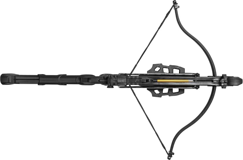 Bear X Desire XL Pistol Hunting Crossbow, Self-Cocking, Adjustable Stock up to 2.5", Compact Design, Includes 3 Premium Bolts, Dependable Accuracy