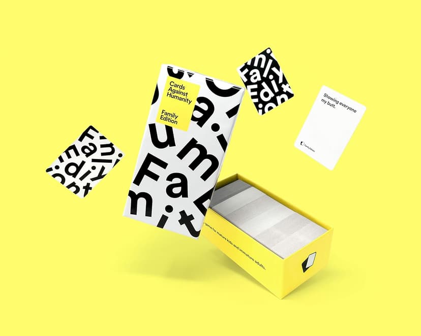 Cards Against Humanity: Family Edition • Ages 8+ • A party game for mature kids and immature adults